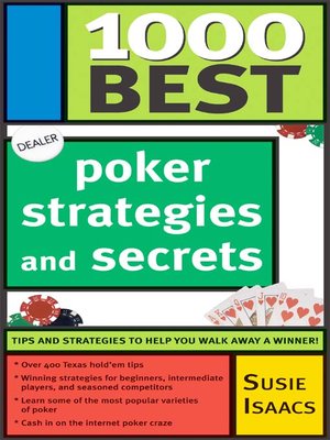 cover image of 1,000 Best Poker Strategies and Secrets